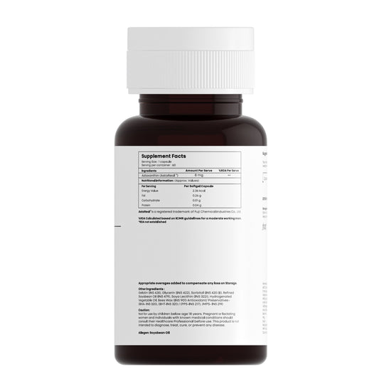 DELETES Astaxanthin 8 mg – Advanced Antioxidant for Skin, Eyes & Immunity (60 Softgels)