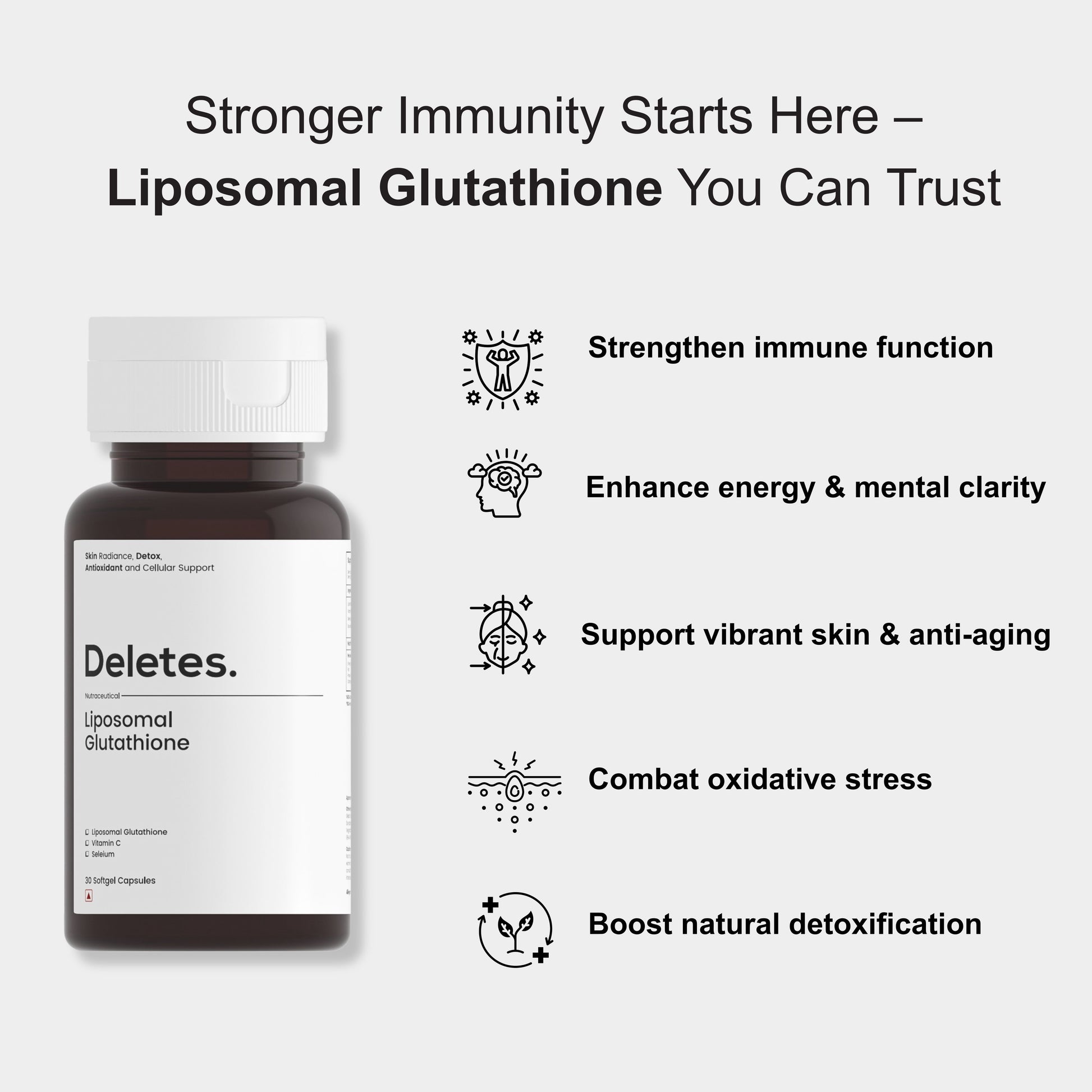 deletes liposomal glutathione Deletes Liposomal Glutathione 650 mg