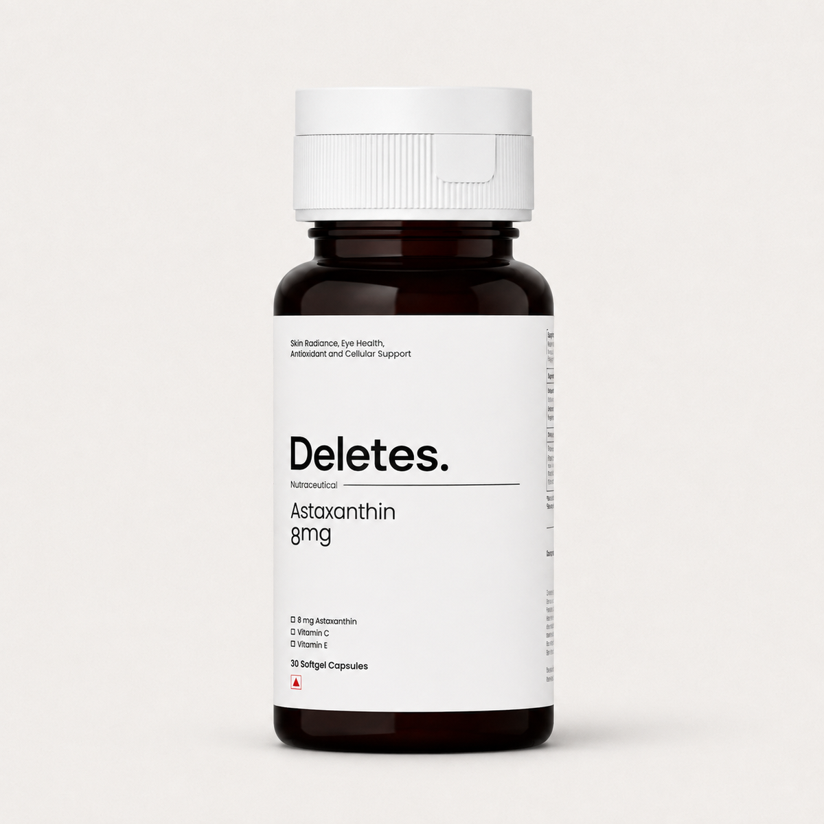 Deletes AstaReal® Astaxanthin 8 mg Softgels with Vitamin C & E | 30 Capsules