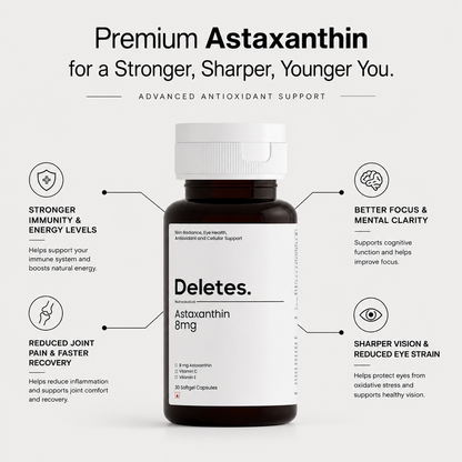 Deletes AstaReal® Astaxanthin 8 mg Softgels with Vitamin C & E | 30 Capsules