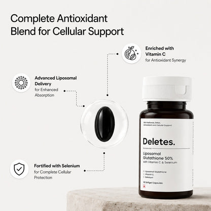 Deletes Liposomal Glutathione 50% | Advanced Antioxidant Formula