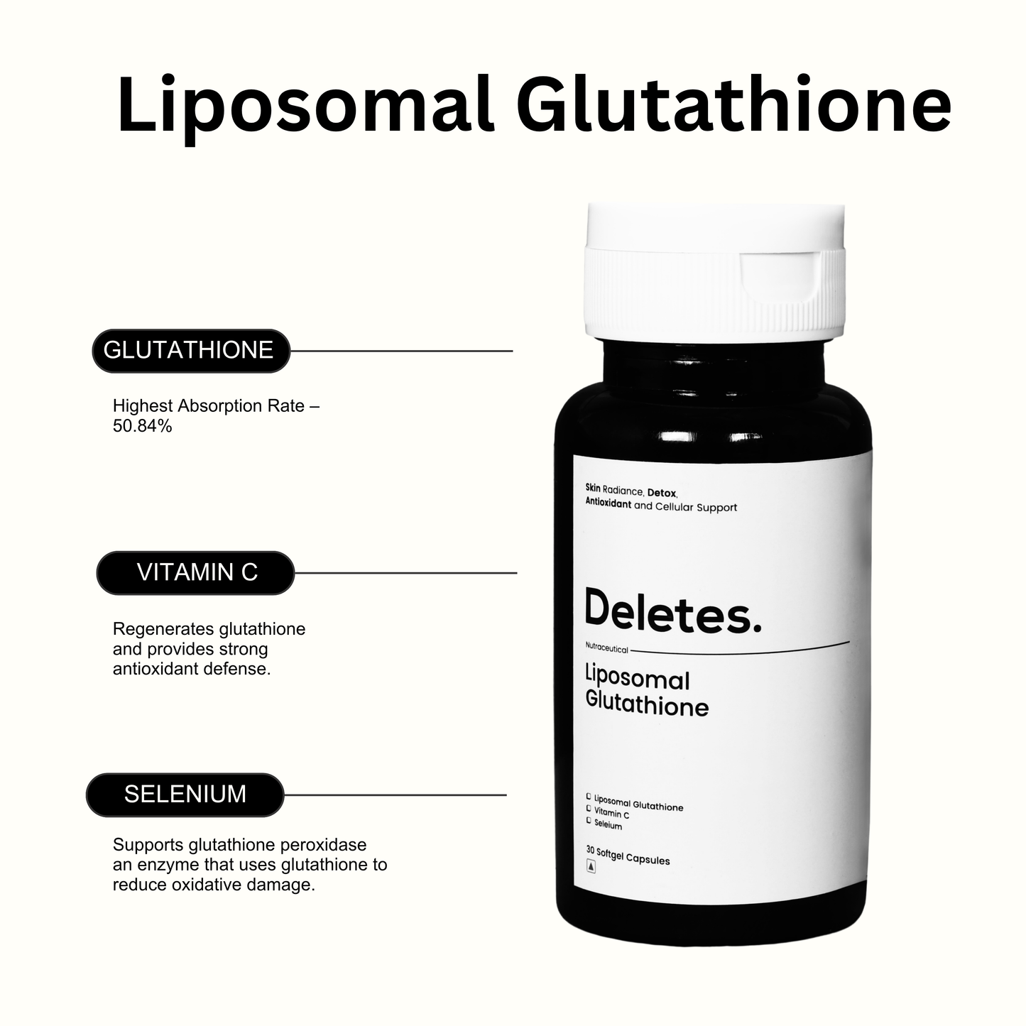 Deletes Liposomal Glutathione 650 mg